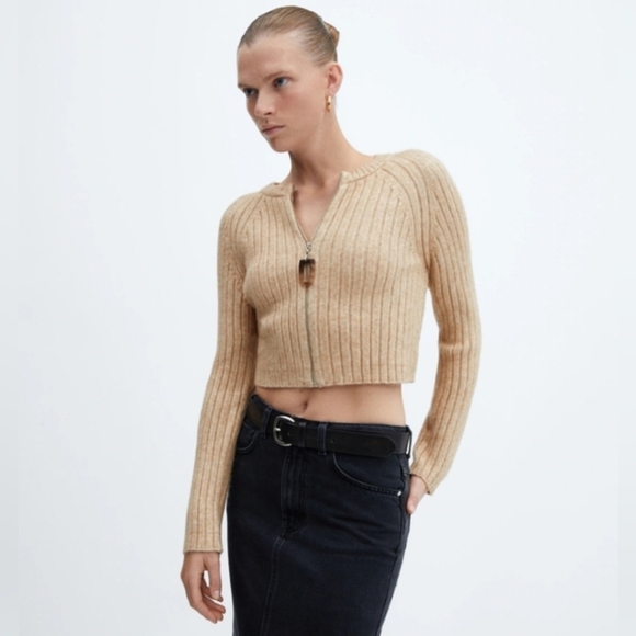 Mango Zip Cardigan - Picture 4 of 5